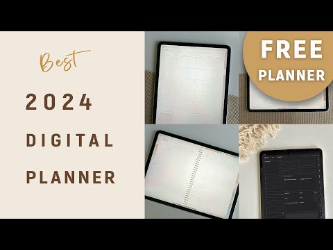2024 Digital Planner for iPad & Android | FREE 2024 Planner | The Best Collection