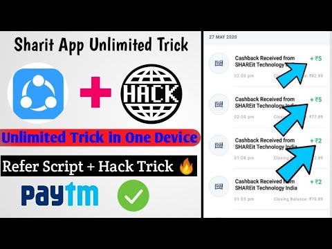 SHARE IT APP LOOT UNLIMITED TIME 2+2+2+2RS 😍