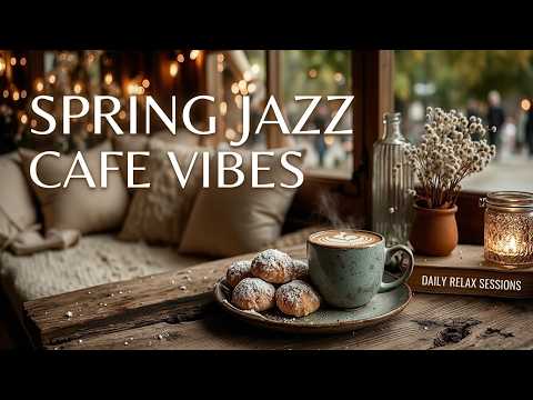 Morning Spring Jazz Cafe Ambiance | Relaxing Coffee Jazz Music for Cozy Mornings