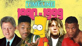 Timeline: The 90s - Everything That Happened In The 90s | Compilation