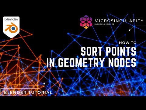 How to Sort Geometry Node Index by Attribute - Blender 3.4 Tutorial