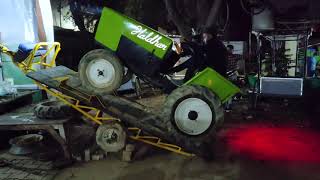 Sukoon Haldhar Electric Tractor - climbing a 35 degree ramp