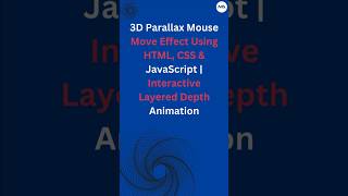 🌀 Build a 3D Parallax Mouse Effect in 60 Seconds! 🎯💻 (HTML, CSS, JavaScript)