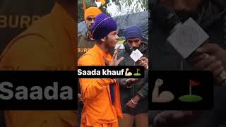 bahi tufoon Singh Khalsa #shortvideo #viral #viralvideo#punjabi nihang Singh morchaKhals