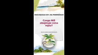Co NIE JEST wliczone w cenę rejsu?🚢 🤔