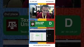 Texas A&M University is the first to solve problem D!