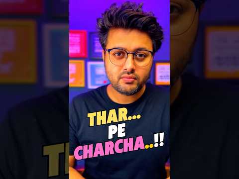 THAR pe CHARCHA….!!! #shorts #cars #suv #automobile #carreview #thar #mahindra #road