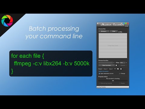 Batch process ffmpeg command line