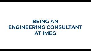Being an engineering consultant at IMEG