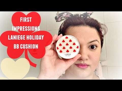 First Impressions-LANEIGE Holiday BB Cushion l Korean Beauty