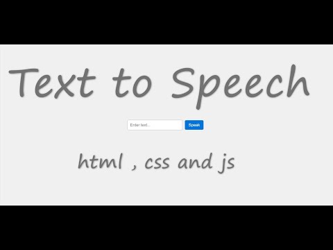 Text to Speech mini project with less than 50 lines of code