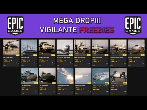 Epic Games MASSIVE FREEBIE DROP | Vigilante Military Assets