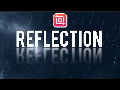 text reflection effect intro in inshot.inshot tutorial