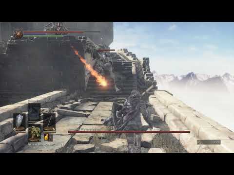 Dark Souls III Ancient Wyvern OP Plunging Attack