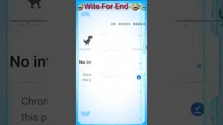 Google Dino Game Ending  #viral #shorts #youtubeshorts #trending