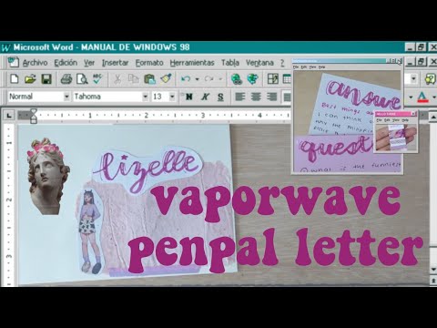 Penpal With Me! |🎆 Vapor Wave Theme 🎆