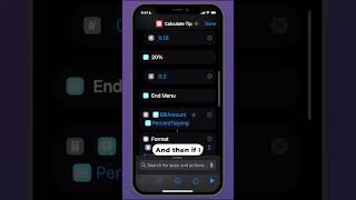 Dive into #Shortcuts: How to Build a Tip Calculator