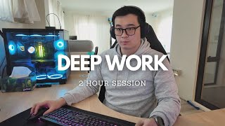 2-HOUR DEEP WORK SESSION | Relaxing Music for Studying, Concentration and Work