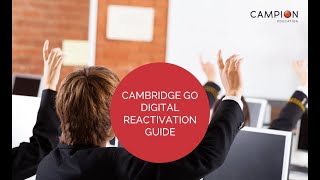 Cambridge Go Digital Reactivation Code Guide