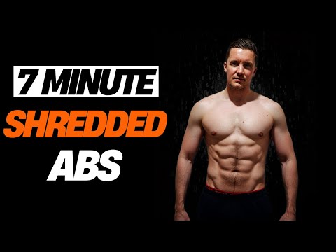 DO THIS 7 Minute Shredded Abs Workout At Home (No Equipment Needed)