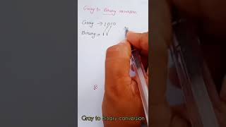 Gray to Binary conversion