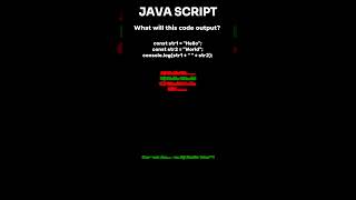 String Concatenation in JavaScript | Combine Strings Like a Pro #code