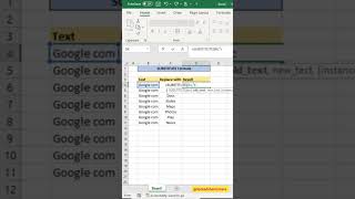 Substitute function in Excel #findandreplace #excel #shorts #youtubeshorts #googlesheets