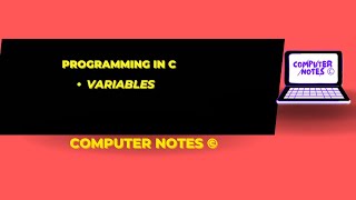 Variables | The C Declarations | Full Video in Description | Programming in C  #computerscience #bca