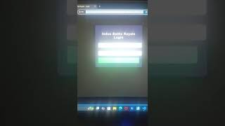 Indus Battle Royale Mobile Game Login Page | JavaScript UI Tutorial