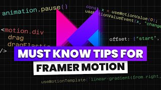 5 Advanced Framer Motion Techniques I Shouldn't Have Skipped