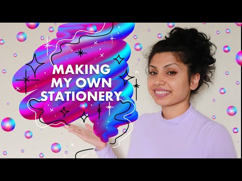 Making Stationery!