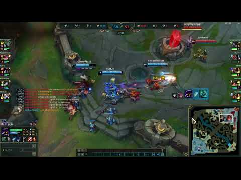 1300 AP Veigar clearing the lane from enemies..