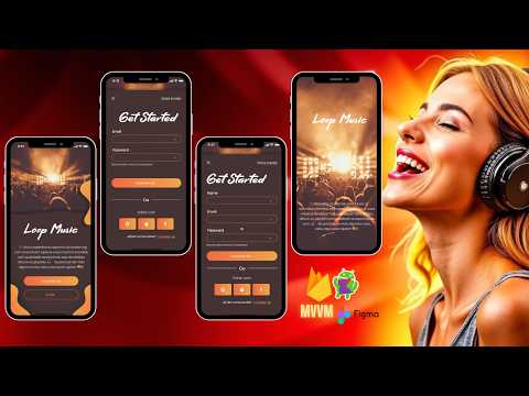 🔥🟢 Como Criar Login Firebase Android | App de Música + Kotlin + MVVM | Tutorial Completo + Figma 🟢🔥