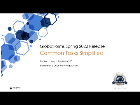 What's New in GlobalForms Spring 2022 Release