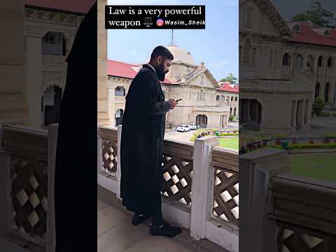 Law is very Powerful Weapon⚖️👨‍⚖️ #law #lawaspirants #lawyer #advocatepower #llbstudents #llbexams