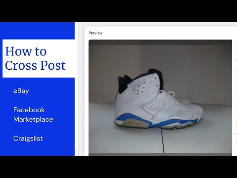 How to Cross Post from eBay to Facebook Marketplace and Craigslist