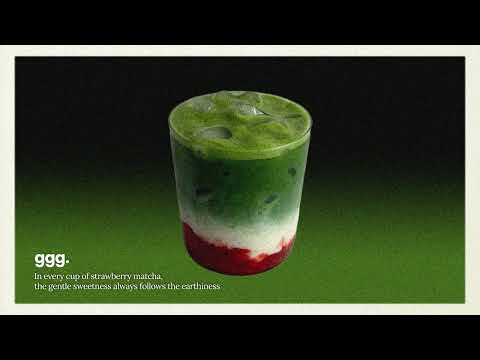 strawberry matcha.