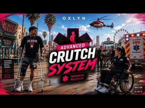 FiveM Script | Crutch System V2 [ESX/QBCore] 🩼🦽