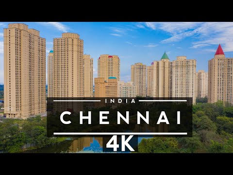 Chennai , Tamil Nadu , India 🇮🇳 4K by drone Travel