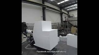 Hot wire cutting with robot #sprutcamrobot #cadcam #robot #hotwire #cutting #milling