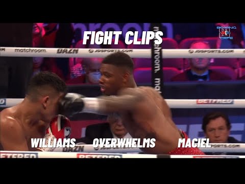 Austin Williams Overwhelms Javier Maciel TKO 6 | Fight Clips