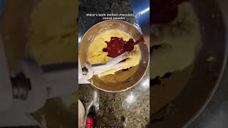 #shorts BDAY CAKE (with a surprise ingredient) #cake #caketok #viral #