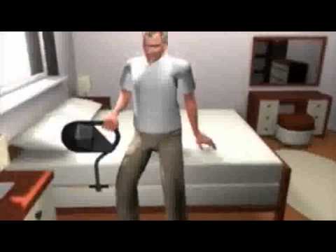 Stander Bed Cane with Pocket Organizer for the Disabled