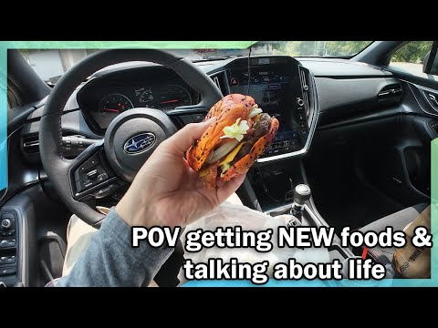 POV Driving to Try NEW Fast Food Menu Items at McDonald's, Taco Bell, & Burger King