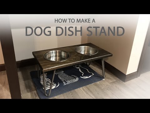 Dog Bowl Stand / How To Make / DIY