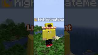 LUNAR CLIENT JUST BOUGHT BADLION CLIENT??? #minecraft