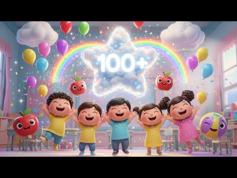 100+ Subscribers Celebration | Kids Learning Rhyme | ABC • Colors • Fun | One Two Three 100 Friends