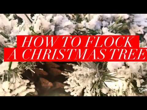 How to flock a Christmas Tree