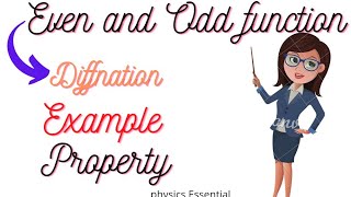 Even  Function and Odd Function and it's properties#Shorts#