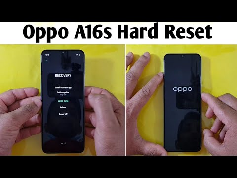 Oppo A16s Hard Reset